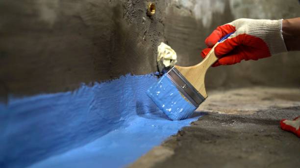 Commercial Exterior Waterproofing project at a Wilmington, IL business property by SJ Waterproofing Pros